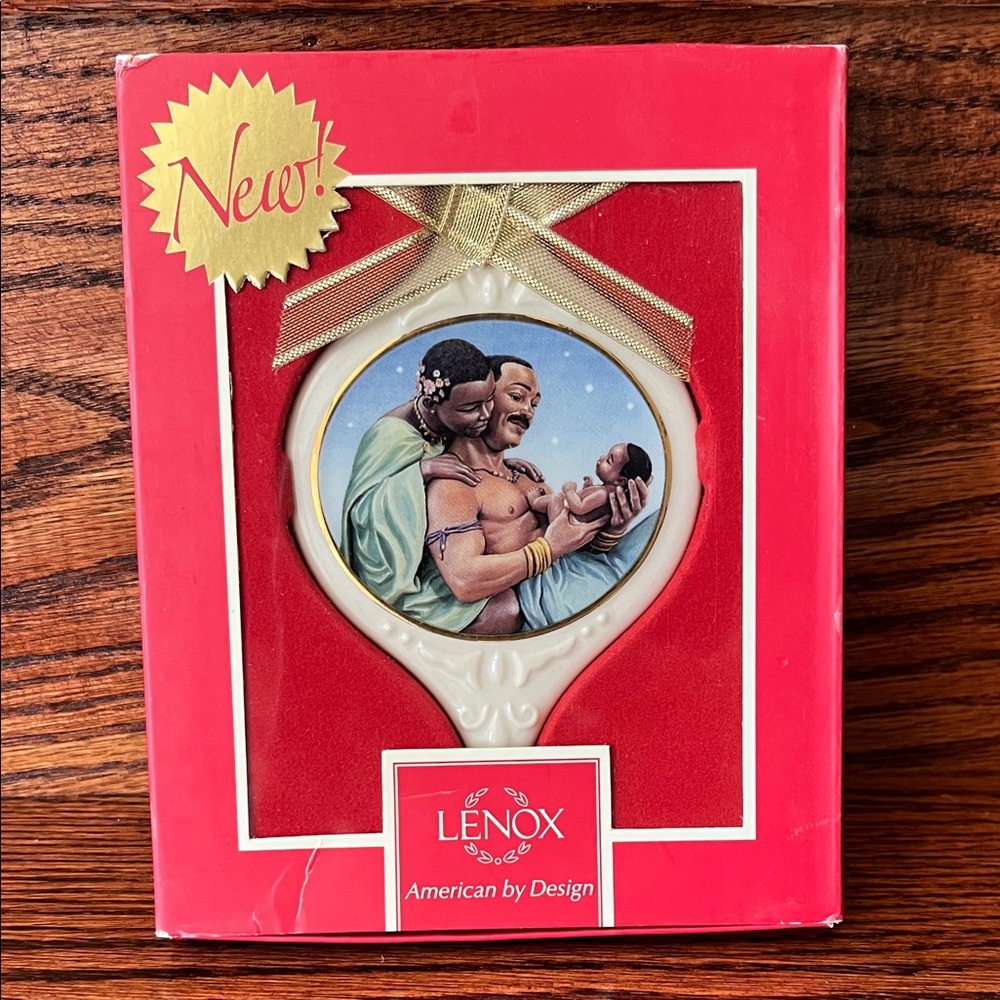 Lenox Thomas Blackshear Ebony Visions The Family Christmas Holiday Ornament